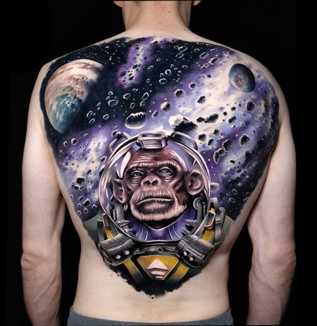 Tattoos - Monkey in Space Tattoo - 135024